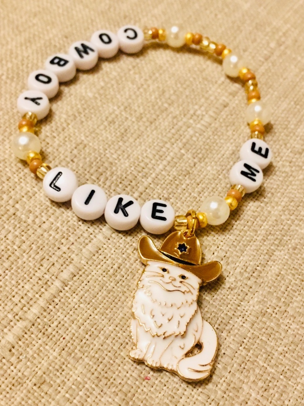 Handmade Cowboy Like Me (Evermore) Friendship Bracelet for Adults and Kids